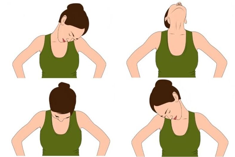 Quando si lavora con il collo con osteocondrosi, tutte le azioni dovrebbero essere eseguite molto lentamente